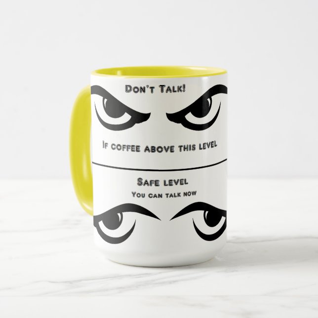 Mug Coupe de sécurité café (Devant gauche)