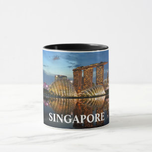 Mug Coupe de Singapour de panorama personnalisé