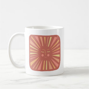 Mug Coupe de soleil brillante et soleil rose charmant