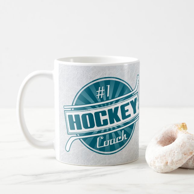 Mug Coupe des entraîneurs de hockey numéro 1 (Avec donut)