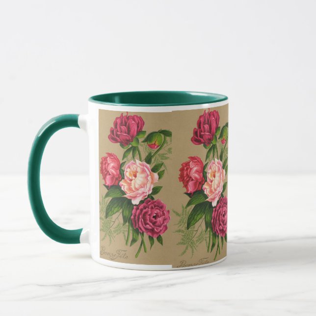 Mug Coupe des fleurs 2 (Gauche)
