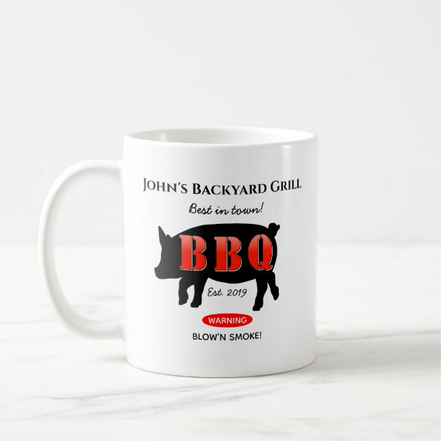 Mug Coupe des mecs à la maison de sauce grillée au Jar (Gauche)