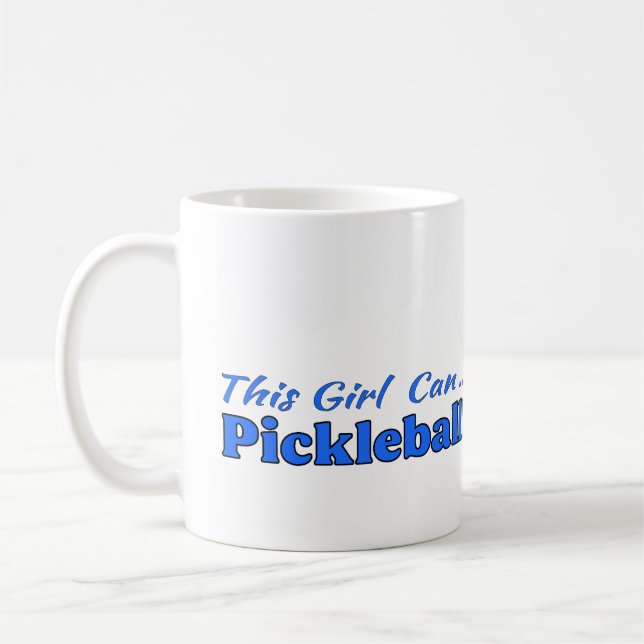 Mug Coupe Du Café : Cette Fille Peut Pickleball (Gauche)