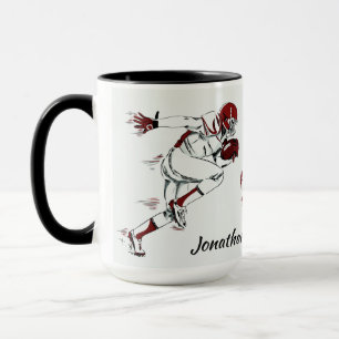 Mug Coupe du joueur de football de nom personnalisé