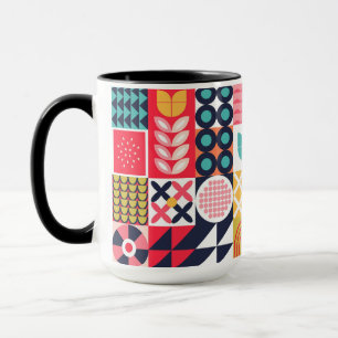 Mug Coupe du Motif géométrique de Bauhaus