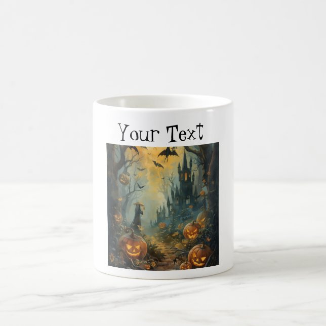 Mug Coupe éffrayante de café. (Centre)