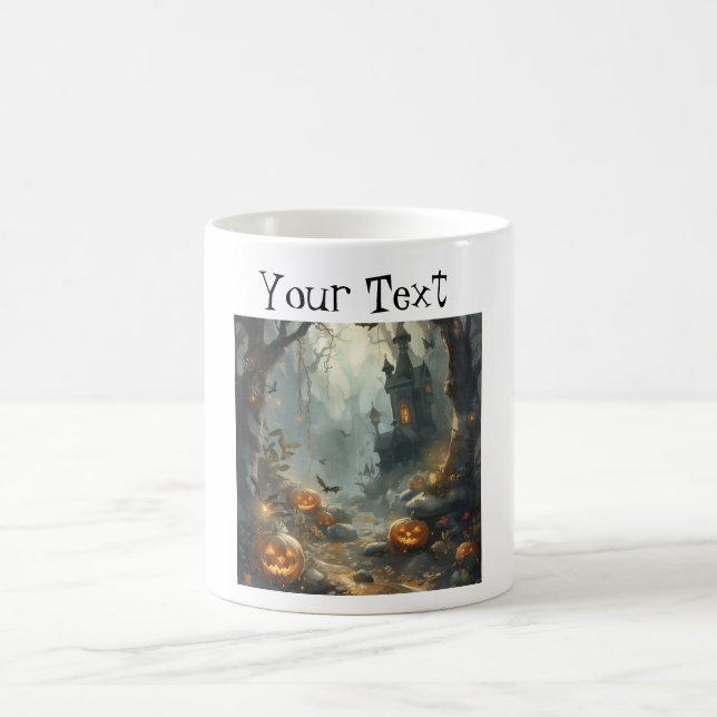 Mug Coupe éffrayante de café. (Centre)