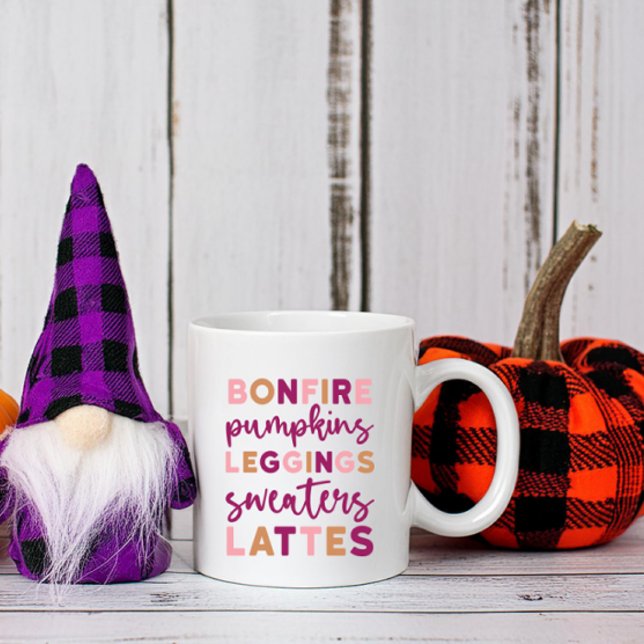 Mug Coupe-feu d'automne saisonnière Citrouille Latte (Créateur téléchargé)