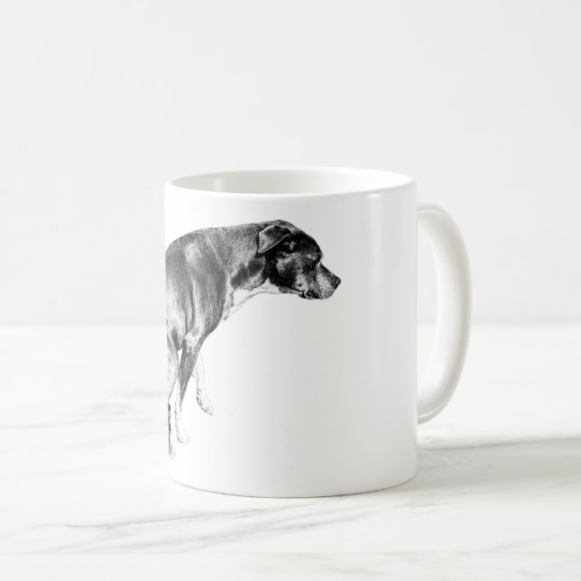 Mug Coupe fidèle dans les ombres d'automne (Devant droit)