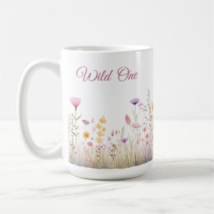 Mug Coupe Florale Wild One, Jardin Fleur sauvage, Tons