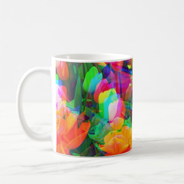 Mug Coupe Flower Power (Gauche)