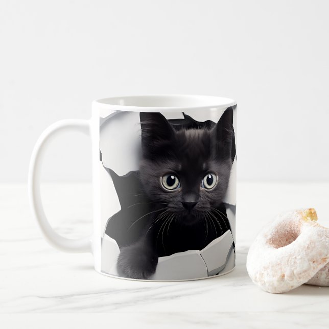 Mug Coupe Kitty Coffee (Avec donut)