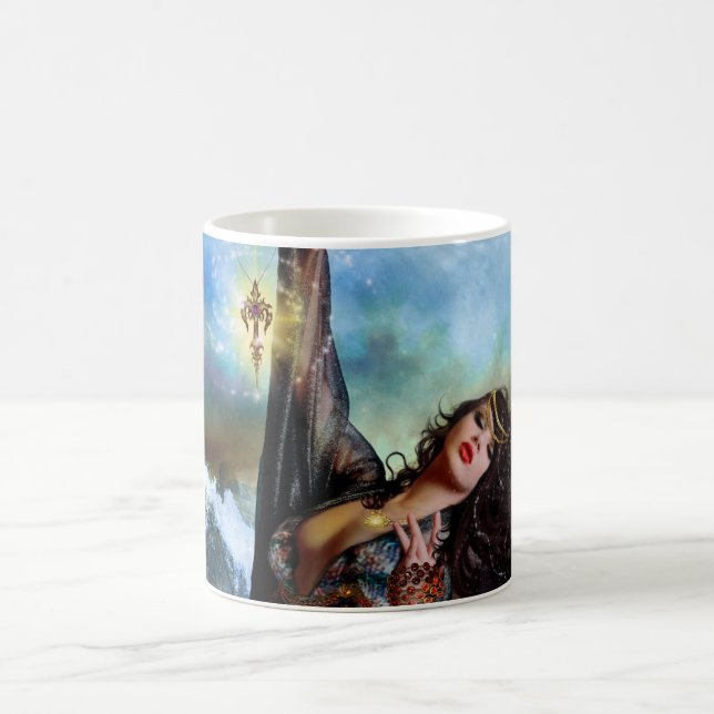 Mug Coupe Magique de sirène de sorcière de mer (Centre)