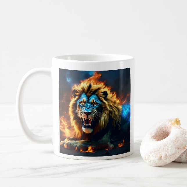 Mug Coupe Majestic de Thé Lion (Avec donut)