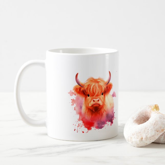Mug Coupe/Mug à deux tons, 15 oz (Avec donut)