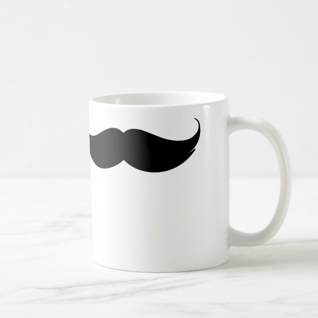 Mug Coupe Mustache de café (Droite)