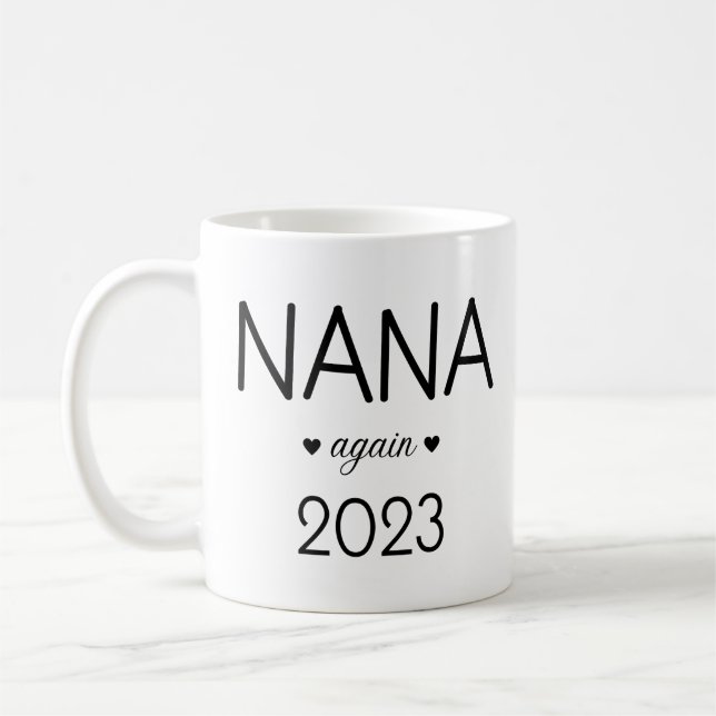 Mug Coupe Nana 2023, Faire-part Nana de nouveau (Gauche)