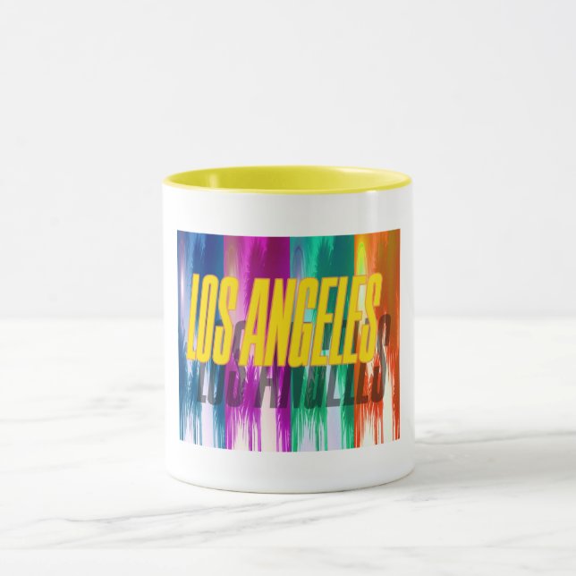 Mug Coupe "Palms colorés de Los Angeles" (Centre)
