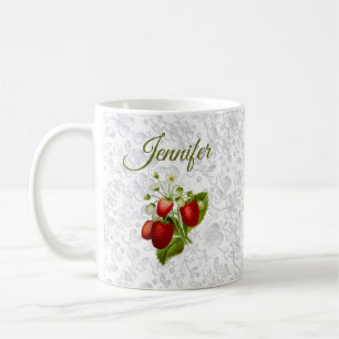 Mug Coupe personnalisée de café de fraise