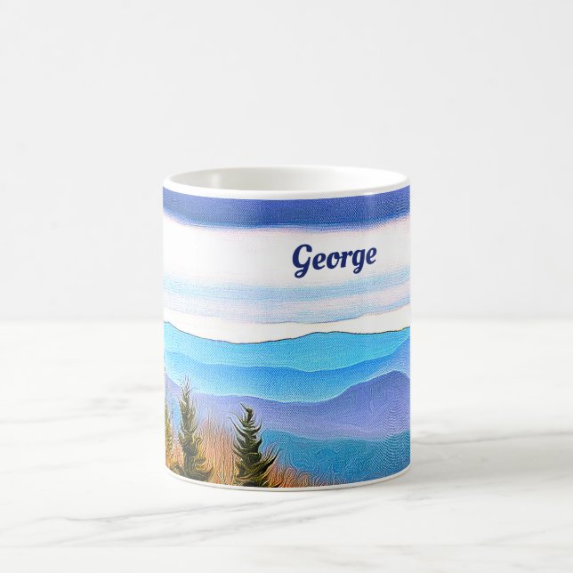 Mug Coupe personnalisée des Great Smokey Mountains (Centre)
