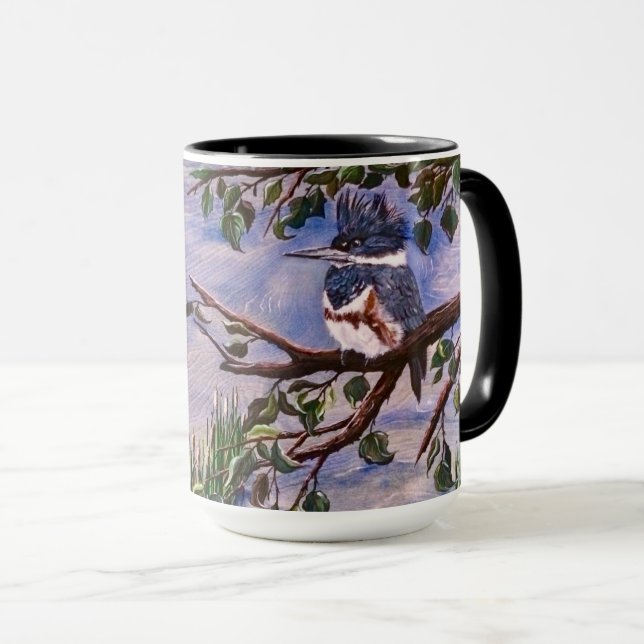 Mug Coupe Pond Kingfisher (Devant droit)