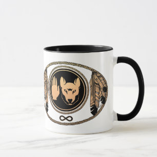 Mug Coupe Rebellion Wolf Art autochtone Metis Coffee M