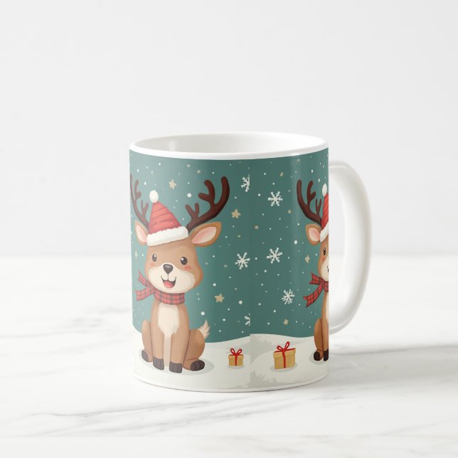 Mug coupe rudolph (Devant droit)