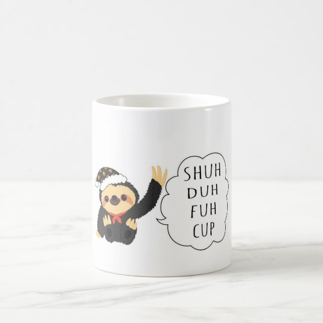 Mug Coupe Shein Duh Fuh drôle paresse Citation café/th (Centre)