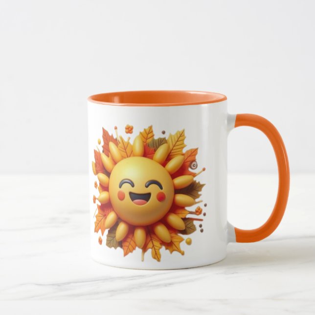 Mug Coupe Sunny Vibes Emoji (Droite)