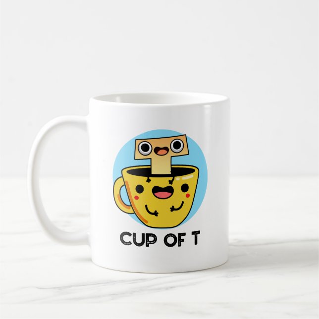 Mug Coupe T Funny Alphabet Thé Pun (Gauche)