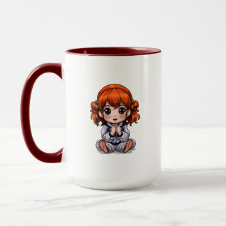 Mug Couper les filles cheveux orange