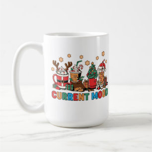 Mug Coupes De Café De Noël Festive Avec Des Designs Jo