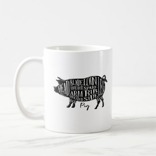 Mug Coupes De Porc, Piggy (Gauche)