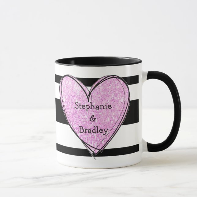 Mug "Couple": Ajoutez Vos Noms (Droite)