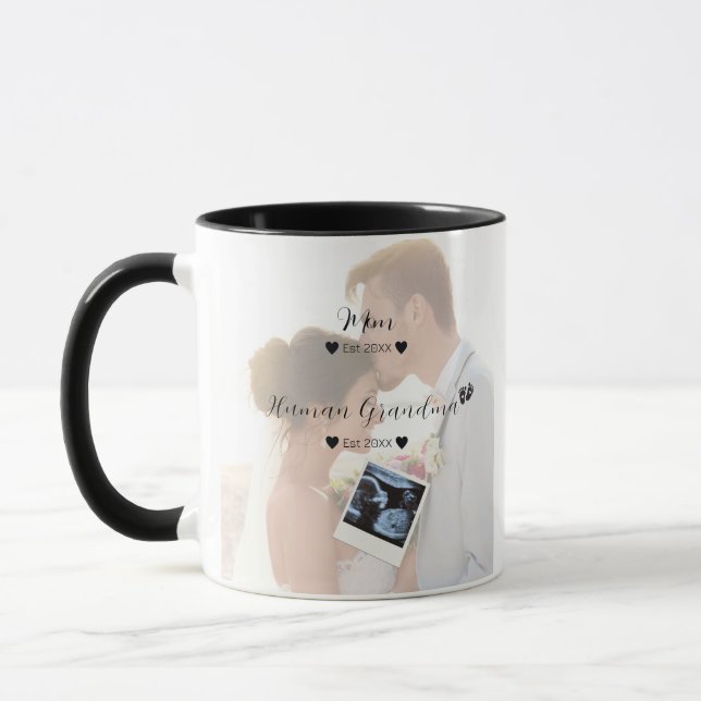 Mug Couple Couple photo personnalisée (Gauche)