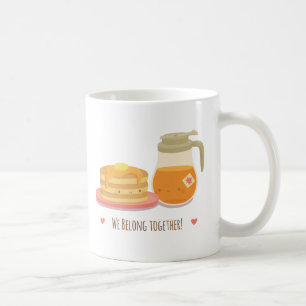 Mug Couple Crêpes Kawaii et Sirop d'Érable