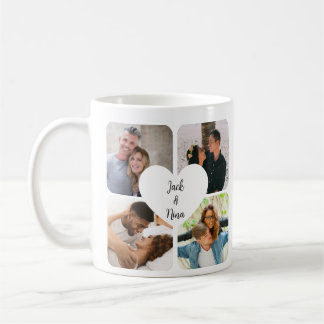Mug Couple de collage personnalisé - Photo personnalis