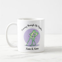 Mug Couple de Grenouilles Danseuses Personnalisé