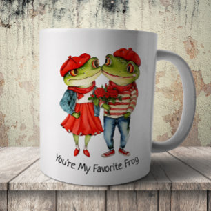 Mug Couple de grenouilles mignonnes