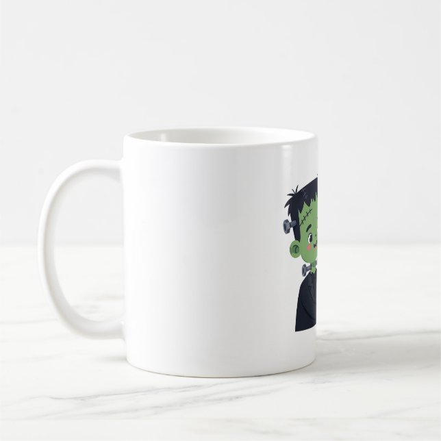 Mug Couple de Monstres de Frankenstein pour l'Hallowee (Gauche)