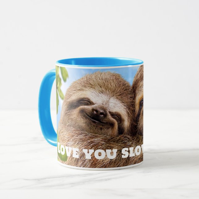 Mug Couple de paresseux (Devant gauche)
