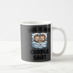 Mug Couple de singe mignon c'est notre câlin