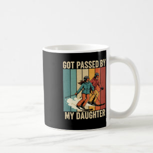 Mug Couple de skieurs Clic piétiné par ma fille Style