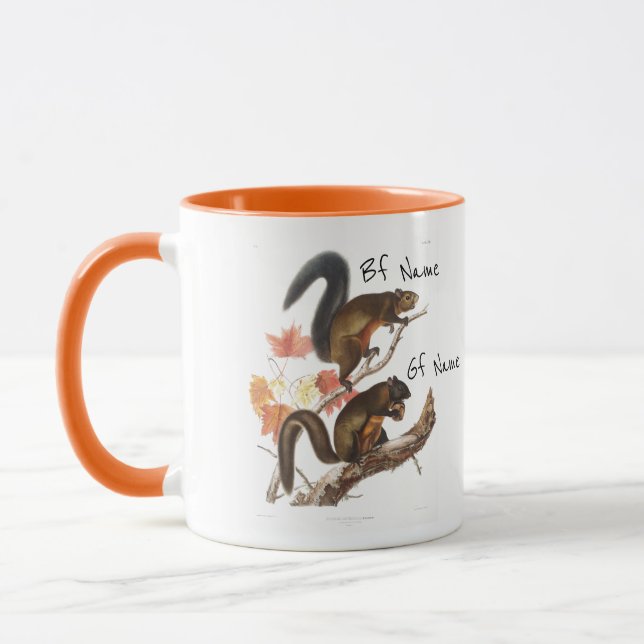 Mug Couple d'écureuil de Saint-Valentin (Gauche)
