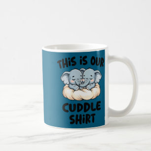 Mug Couple d'éléphants mignons C'est notre câlin
