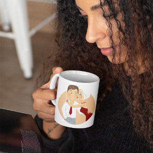 Mug Couple Romantique Baiser Amour Mignon