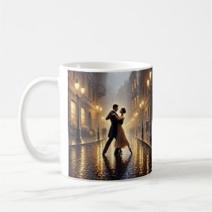 Mug Couple romantique dansant sous la pluie