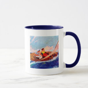 Mug Couple Sailing par R.J. Cavaliere