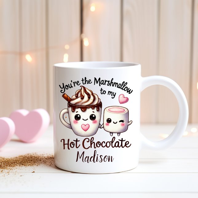 Mug Couples amusants - mallow à mon chocolat chaud (Créateur téléchargé)