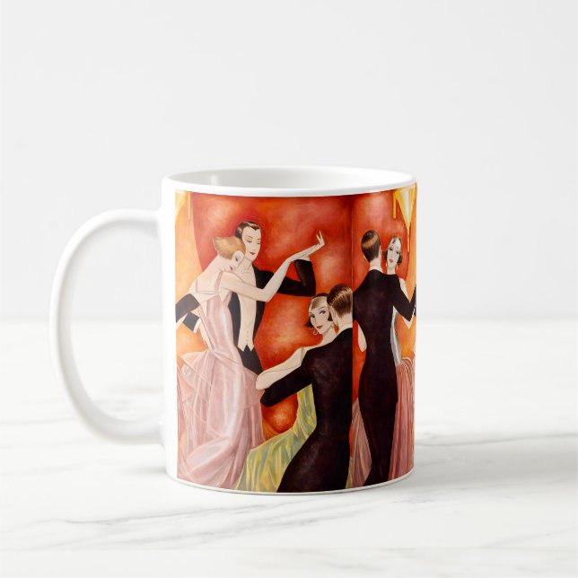 Mug Couples de danse Art déco salle de bal des années  (Gauche)